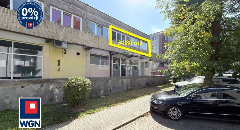 Lokal usługowy na  wynajem Łaziska Górne - Lokal użytkowy 34,80 m2 na wynajem - Łaziska Górne, ul. Mickiewicza 2A.